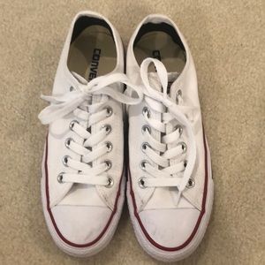 White low top converse